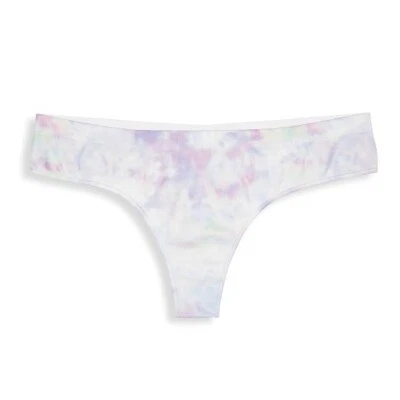 No Boundaries Juniors Seamless Thong Panty XS 1 New with Tags Tie Dye Stretch - Image 1 of 4