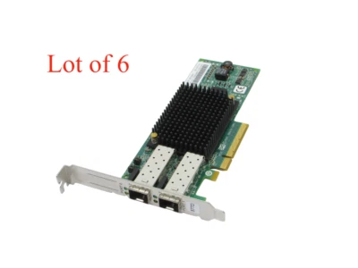 6x Dell Emulex LPE12002 Dual-Port 8Gb PCIe Fibre Channel HBA Network Card 42D050 - Image 1 of 4