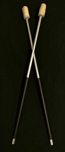 Fire Eating wands Pair of Professional hollow Vapour Breathing Torch - Picture 1 of 5