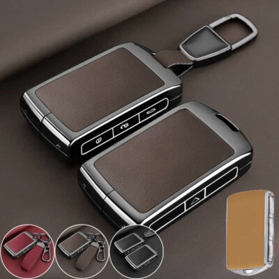 Funda de cuero con llave inteligente para automóvil de aleación de zinc para Volvo XC60 XC90 S60 S80 S90 V90 Foto 1 de 4