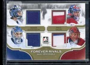 2012-13 ITG Forever Rivals Quad Memorabilia Gold #QM02 Price/Halak/Reimer /10 - Picture 1 of 1