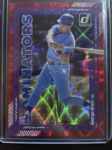 2023 Panini Donruss Dominators #D1 George Brett Red Foil 115/149 Royals