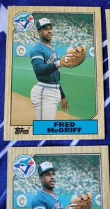 1987 5 Topps Traded Tiffany Fred McGriff Blue Jays 1st Topps RC Newly HOF MINT 