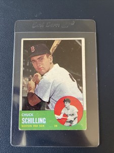 1963 Topps # 52 Chuck Schilling Red Sox