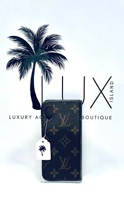 Funda para teléfono LOUIS VUITTON iPhone X monograma folio Foto 1 de 4