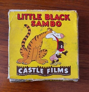 1935 Little Blk Sambo 8MM No 757 CASTLE FILMS Vintage w Original Box untested - Picture 1 of 4