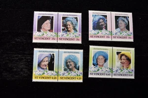 ST VINCENT   1985 QUEEN MOTHER  S 861-864      MNH - Picture 1 of 3