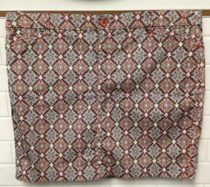 Womens Tennis Golf Pickle Ball Stretch Skort 18W Intro LOVE FIT Coral Mint Print - Bild 1 von 14