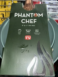 Phantom Chef Grove Collection 2-Piece Nonstick Frying Pan Set  8" & 11" - Picture 1 of 2