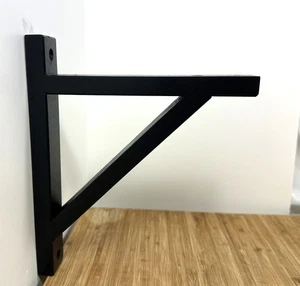Neu Ikea schwarz Holz Ekby Valter Halterungen 7 1/8"/18 cm, Modell #001.674.72 - Bild 1 von 6