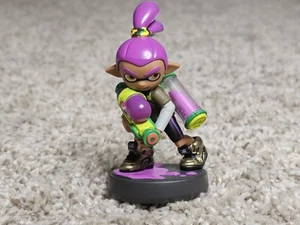 Púrpura Inkling Boy Amiibo Splatoon Alt Color 2 Nintendo Figura Wii U Switch 3DS - Imagen 1 de 8