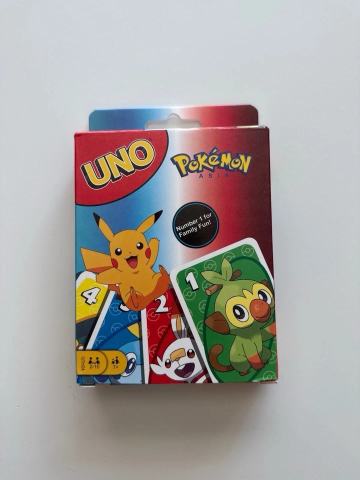 Uno Card Game Pokemon Edition 2 Sets of Cards Brand New Sealed - Image 1 of 2