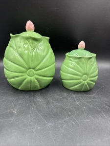 Bidoni stile foglie di cavolo 9”,6” - Foto 1 di 8