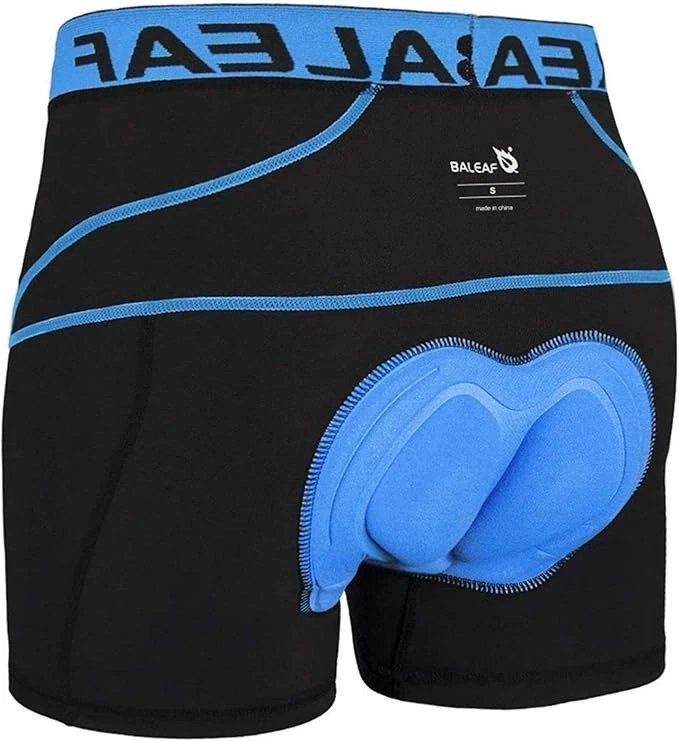 Baleaf Para hombres 3D Acolchado Bicicleta Pantalones Cortos Ciclismo Ropa Interior MTB Forro XXL Foto 1 de 1