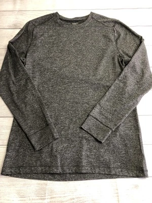 Camisa Activa Antigua Azul Marino Para Hombres Grande Alta Gris CozeCore Go-Dry Manga Larga Atlética Foto 1 de 4