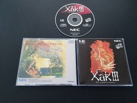 PC Engine Super CD Xak III: The Eternal Recurrence Import Japan Japanese US SELL