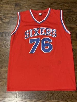 Philadelphia Sixers 76ers SGA 76 Jersey Size XL Blank Jersey NBA Red - Image 1 of 4