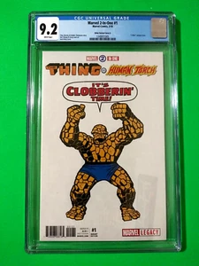 Two in One # 1 Feb 2018 CGC 9.2 Thing Kirby T-Shirt Variante Legacy Marvel Comics - Bild 1 von 2