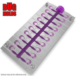 Köder zum Selbermachen Angelform weiche Kunststoffköder Köder Plastisol Bass Twister - Bild 1 von 10