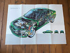 Opel Vectra Plakat 1996 Schnittzeichnung  Bruno Becci