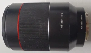 Rokinon AF 35mm F1.4 Full Frame Auto Focus Wide Angle Lens for Sony E Mount FE - Picture 1 of 7