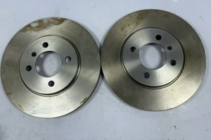 34111154750 COPPIA DISCHI FRENO ANTERIORI BMW SERIE 3 E30 316 318 318IS 320 325 - Picture 1 of 4
