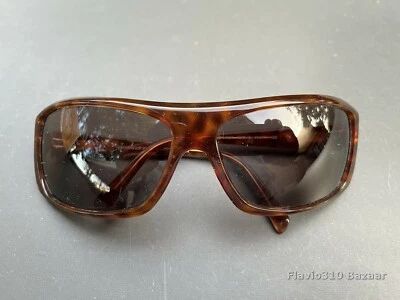 Authentic DKNY DONNA KARAN DK1004 65[]14 Brown Tortoise Sunglasses Made in Italy - Image 1 of 4