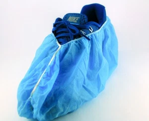Anti Skid Lab Safety Disposable Protective Shoe Covers, Fabric Pkt of 100 Pcs - Picture 1 of 3