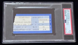 Michael Jordan (1-17-85) 1984-85 Bulls "Rookie Year Season" RC Ticket PSA Pop 2 - Picture 1 of 12