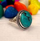 Turquoise Ring 925 Sterling Silver Handmade Statement Dainty Ring All Size Ap832