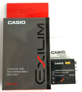 CASIO Battery for Casio NP-40, NP-40DCA, NP-40DBA, Exilim Zoom EX-Z700 NEW - Picture 1 of 4