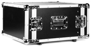 Double Door 6 HE Effektrack 43 cm tief 19" Endstufenrack, Amprack DJ Rack Case - Picture 1 of 10
