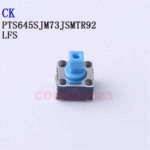 10PCSx PTS645SJM73JSMTR92 LFS SMD,6x6x7.3mm Switch Element - Picture 1 of 1