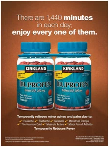 Kirkland Signature Ibuprofen 200 mg. 1000 Tablets - Picture 1 of 4
