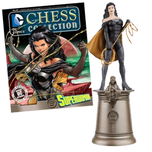 EAGLEMOSS DC CHESS COLLECTION ISSUE 69 SUPERWOMAN BLACK QUEEN - NEW SEALED - Bild 1 von 1