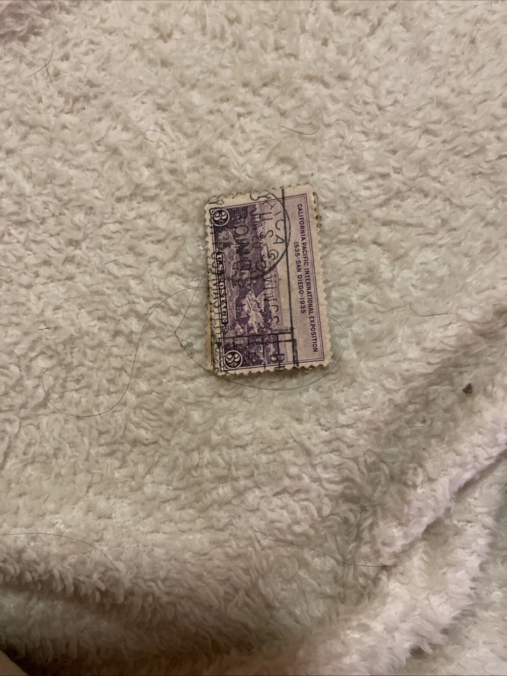 Sello de exposición California Pacific vista desde San Diego  Foto 1 de 2