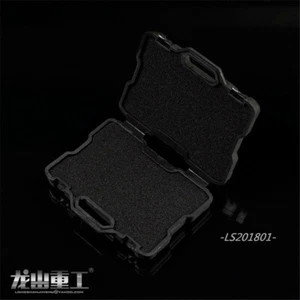 1:6 Scale Black Plastic Case Storage Boxes Suitcase Model For Gun Weapon Pistol - Picture 1 of 7
