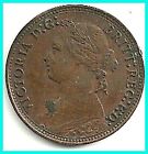 GREAT BRITAIN - 1879 - FARTHING, BRONZE COIN