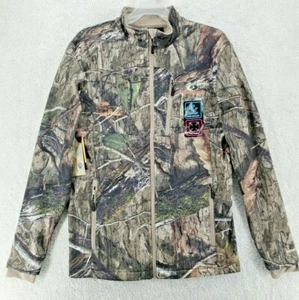 Mossy Oak Men's Long Sleeve Camouflage Tech shell Jacket Size Small 34/36 NWT - Picture 1 of 10