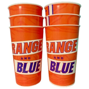 University of Florida Gators Stadium Cups Football 32 oz. Orange & Blue Lot of 6 - Picture 1 of 6