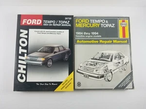 CHILTON/Haynes FORD TEMPO Mercury TOPAZ 1984 - 94 Automotive Repair Manual 26720 - Picture 1 of 7