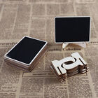  14 Pcs Mini Tabletop Chalkboard Massage Wood Chalkboards with Stand Bar Counter