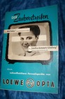 Prospekt Loewe Opta Zauberstreifen Fernsehgeräte Berlin Kronach Düsseldorf 1959