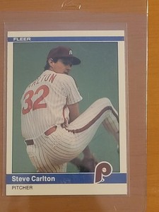 1984 Fleer Steve Carlton Baseball Card #25
