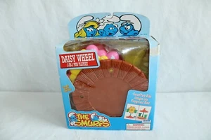 Vintage 1996 The Smurfs Daisy Wheel Play Set With SNAPPY FIGURE NEW - Picture 1 of 7