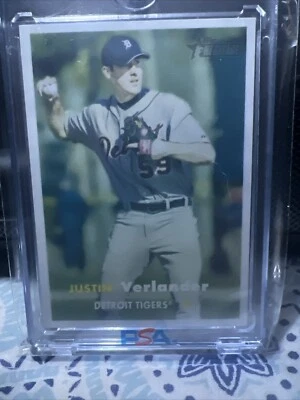 2006 Topps Heritage - #461 Justin Verlander Sent In A One Touch Great Card. - Image 1 of 4