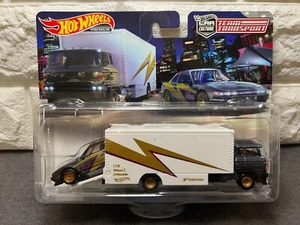 Hot Wheels Team Transport Nissan Silvia (S13) Sakura Sprinter #52 Yokohama Gray - Picture 1 of 7