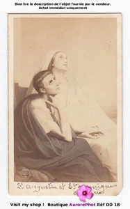 SAINT AUGUSTIN & SA MÈRE SAINTE MONIQUE D'HIPPONE, RELIGION, CDV ALBUMINÉE -DD18 - Imagen 1 de 2