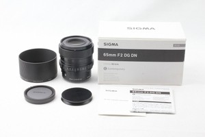 Sigma 65mm F2 DG DN Camera Lens Contemporary for Sony E full Set of Accessories