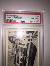 1963 ROSAN JOHN F KENNEDY #55 JFK Touring PSA 8 NM-MT